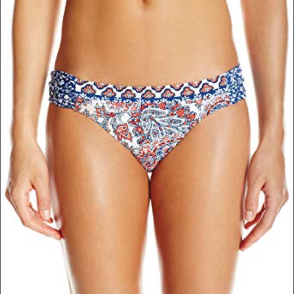 Hailey paisley side sash hipster bikini bottom